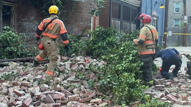 No injuries reported after building collapses into alleyway in Northwest: DC Fire & EMS