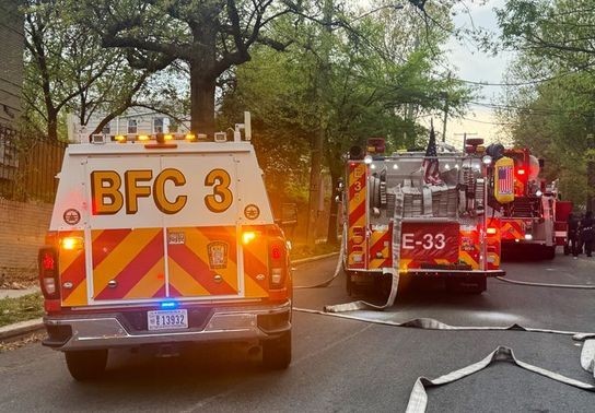 Image for story: Man hospitalized after fire in Southwest D.C. apartment, officials say