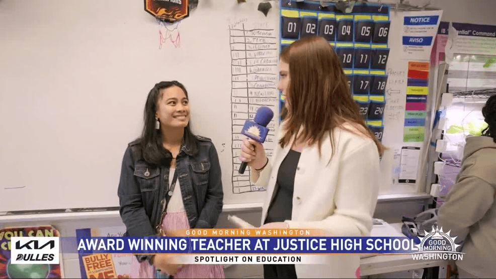 Image for story: Justice High School's Kirsten Salonga named 2025 Global Educator of the Year