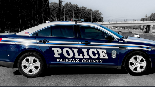 Fairfax County Police Department vehicle. (Fairfax County Police via Twitter)